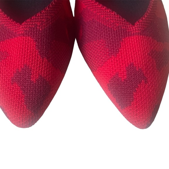 Rothy’s The Point Red Camo Flats - Picture 4 of 5